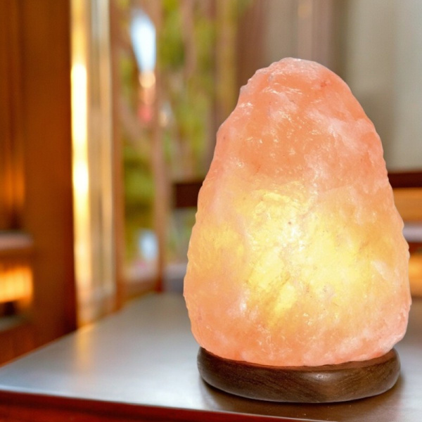 Соляная лампа - ночник Скала из гималайской соли 5-7 кг Crystal Salt Lamp